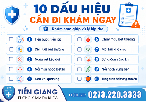 10 DẤU HIỆU CẦN ĐI KHÁM NGAY