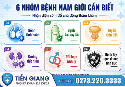 Các bệnh dương vật thường gặp